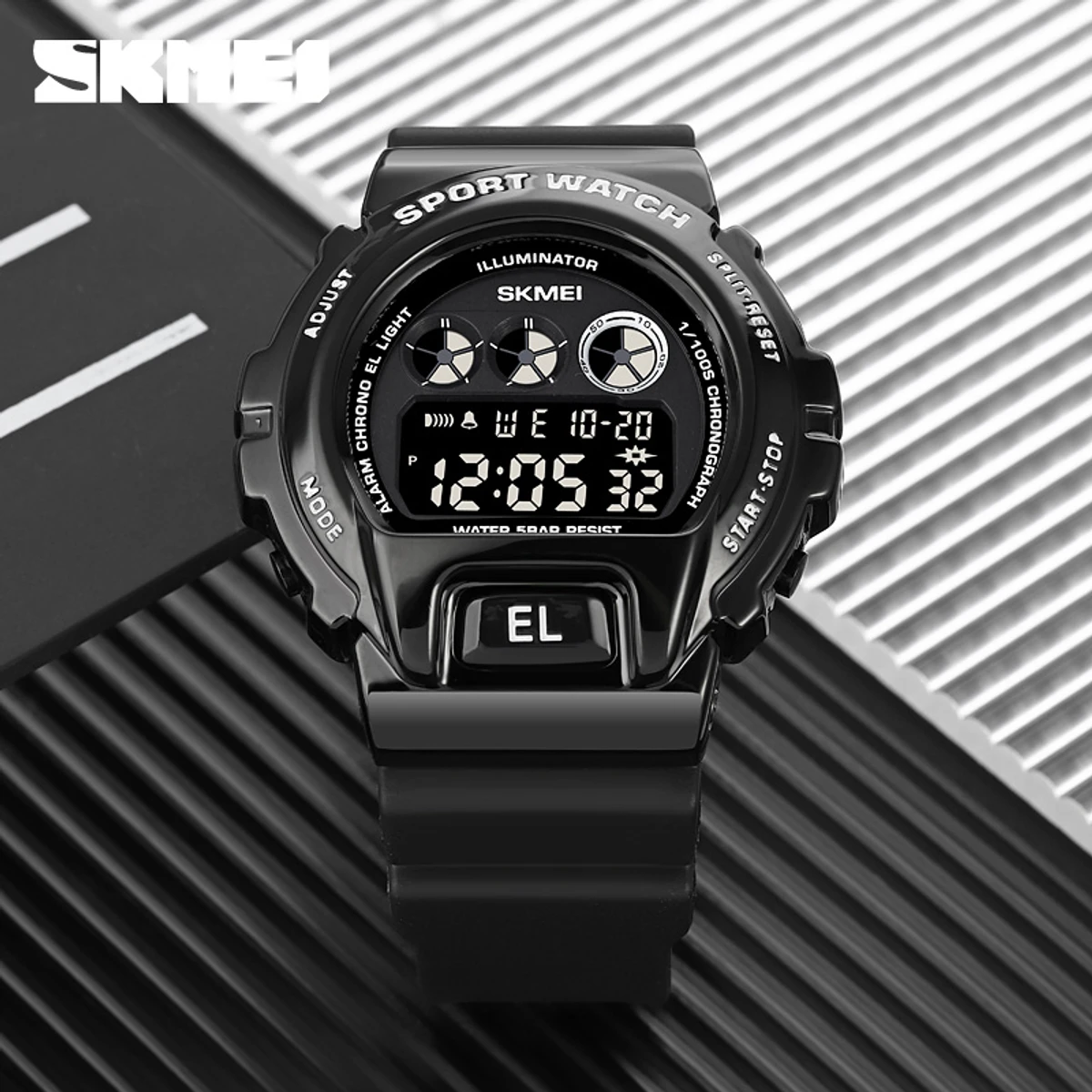 SKMEI Waterproof Mens Wristwatch Japan Digital movement