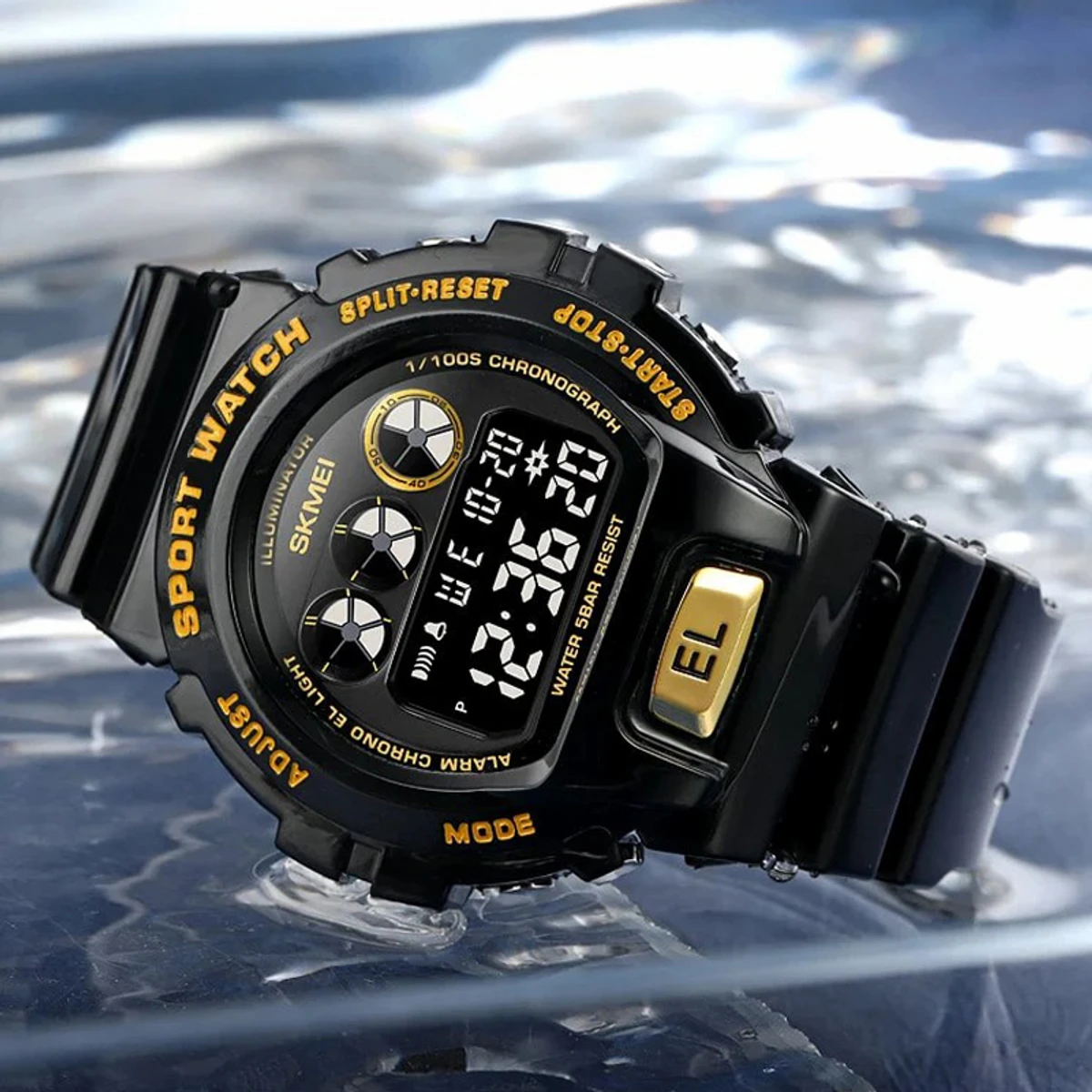 SKMEI Waterproof Mens Wristwatch Japan Digital movement