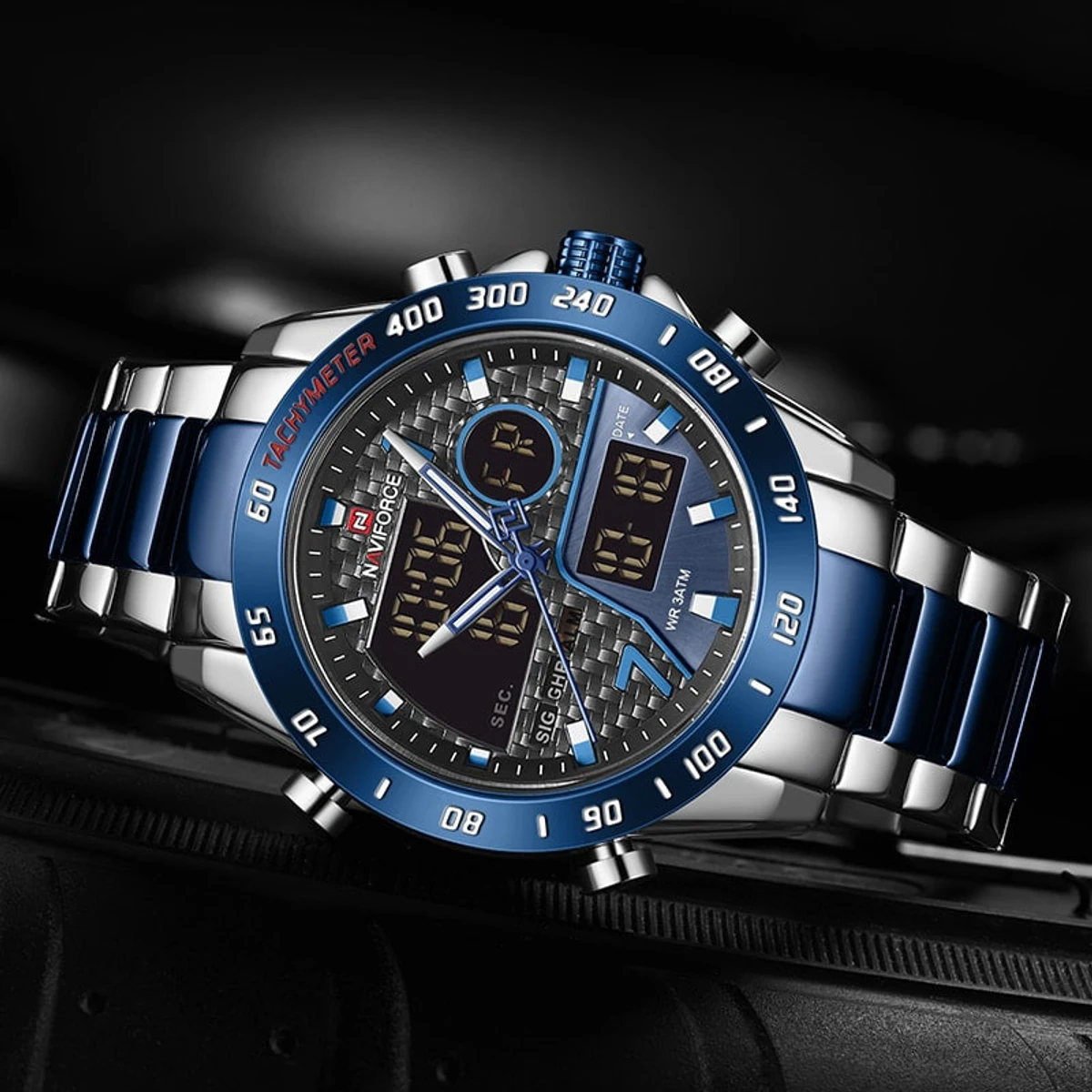 Exclusive Stylish Dual Time Digital waterproof watch