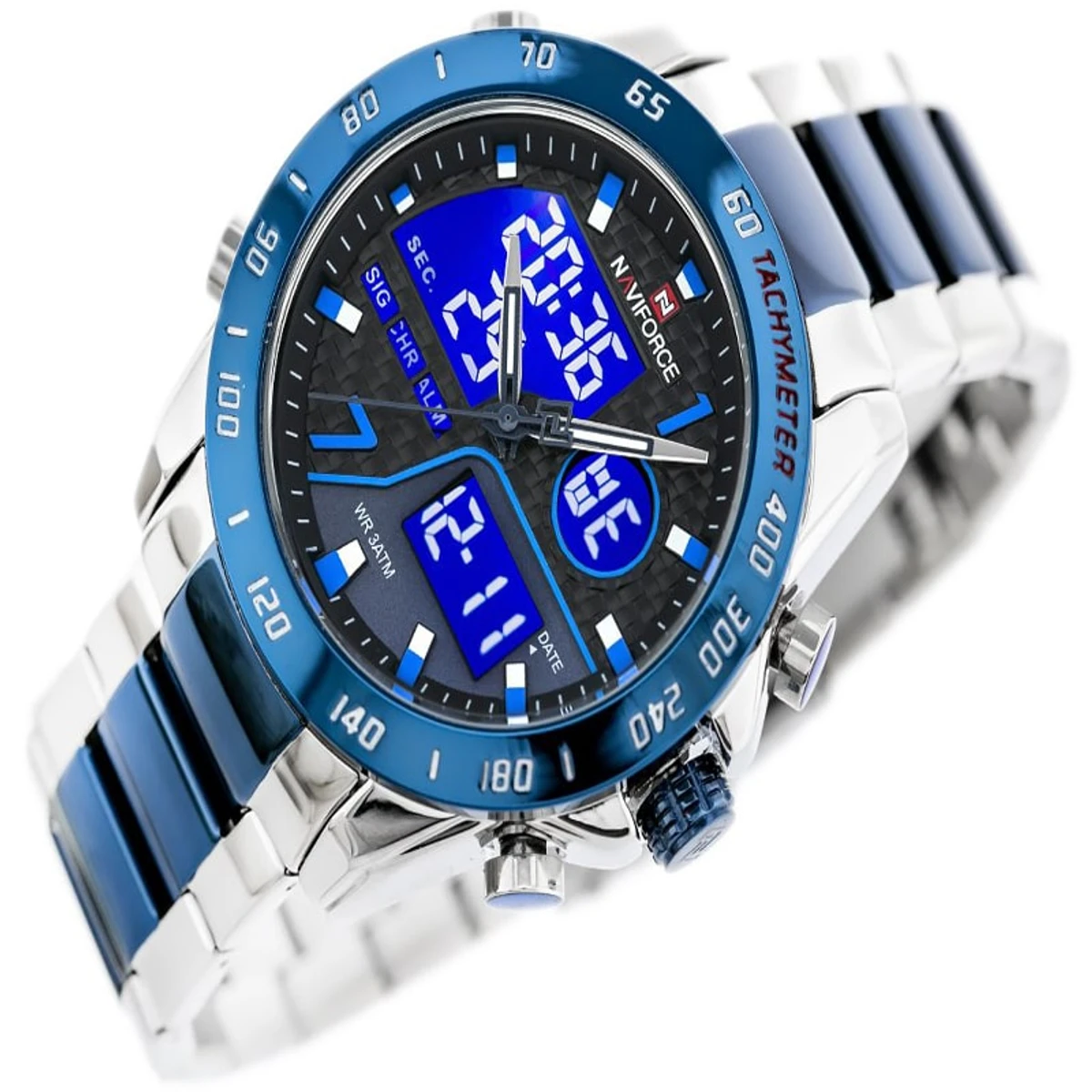 Exclusive Stylish Dual Time Digital waterproof watch