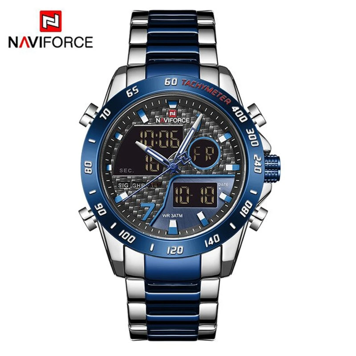 Exclusive Stylish Dual Time Digital waterproof watch