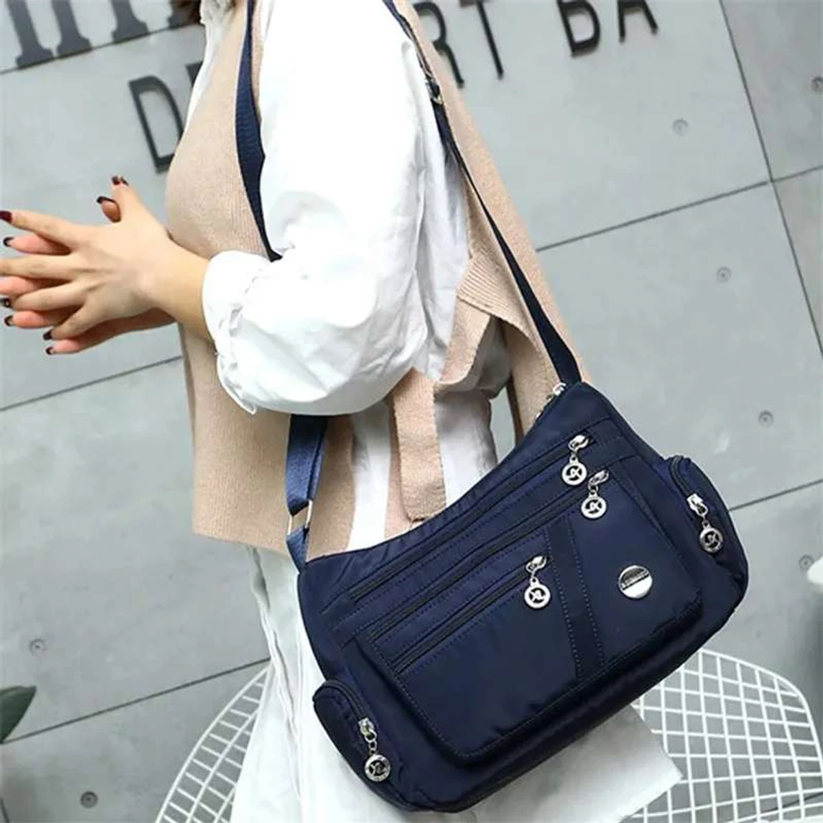 Fashion Women Single Shoulder hand Bag Crossbody Bag ( blu olor )