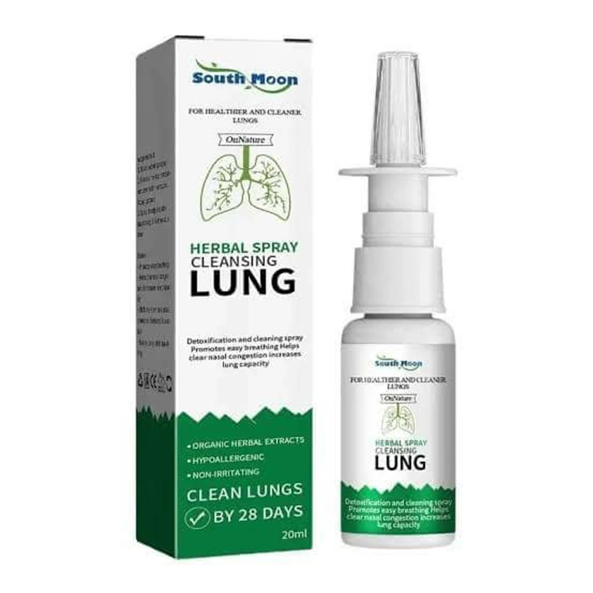 Herbal Spray Cleansing Lung (ফুসফুস পরিষ্কার করার নাকের হারবাল স্প্রে)