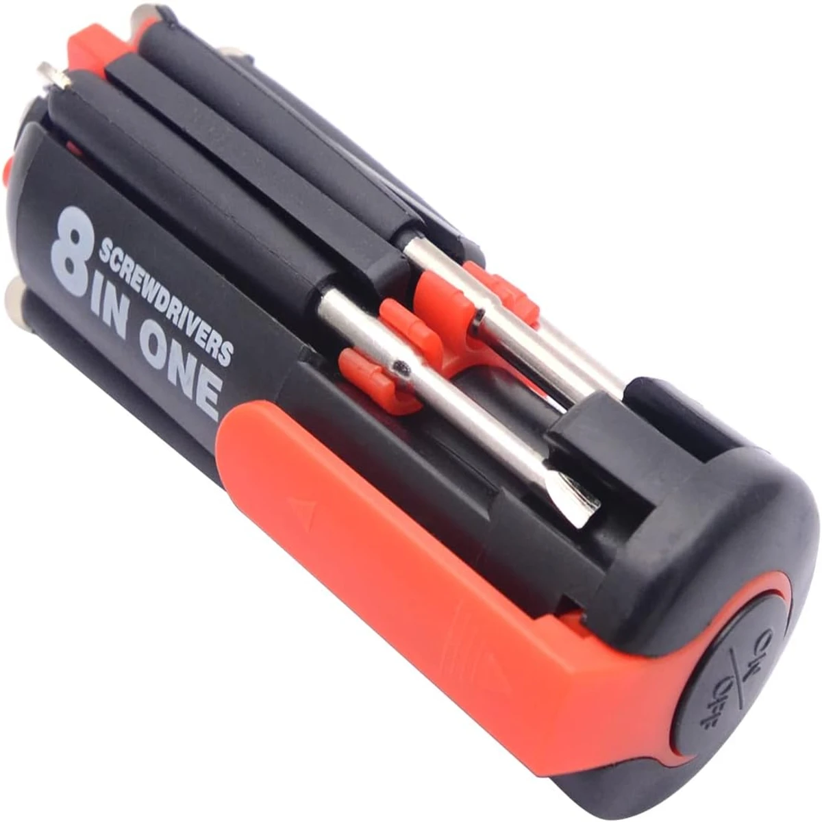 8 In 1 Multi Function Screwdriver With Powerful Torch Light