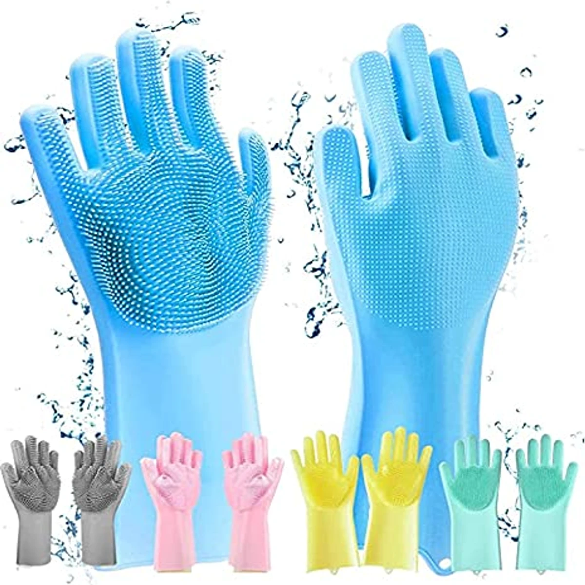 Kitchen Hand Gloves Silicone Dish Washing Kitchen Hand Glove