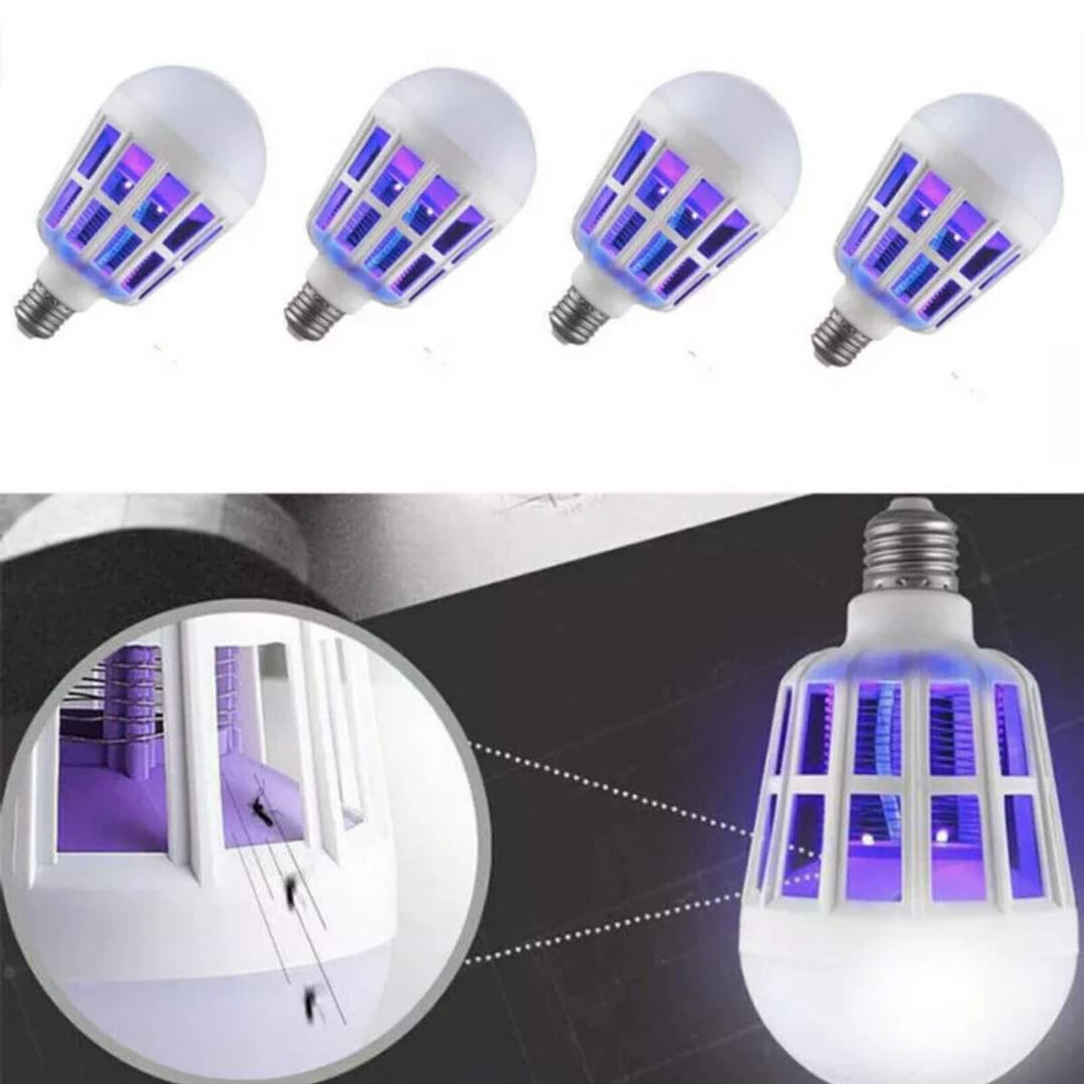 Mosquito Killer Insect Trap Lamps . 15 watt LED 0.5 Watt UV Light (pin system)