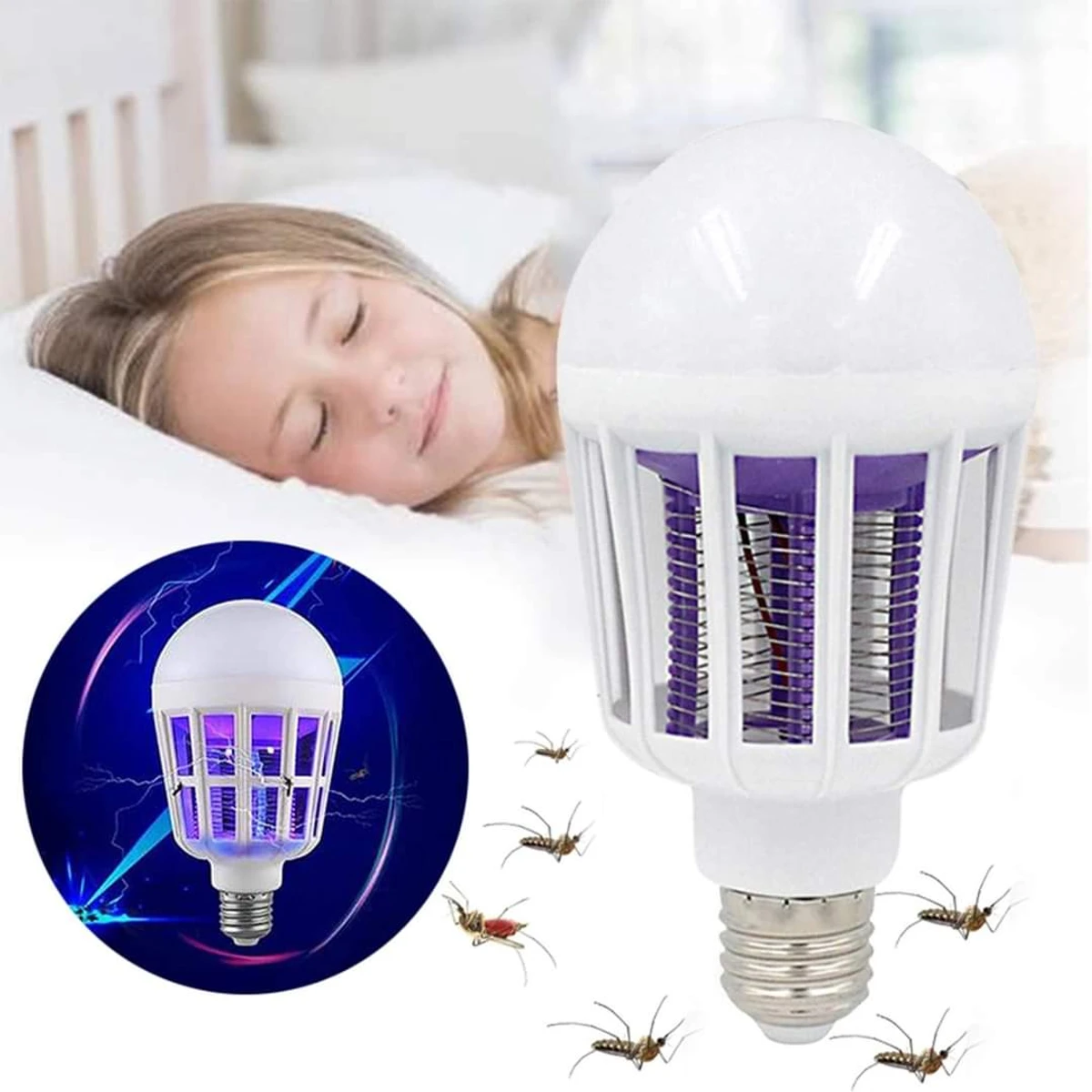 Mosquito Killer Insect Trap Lamps . 15 watt LED 0.5 Watt UV Light (pin system)