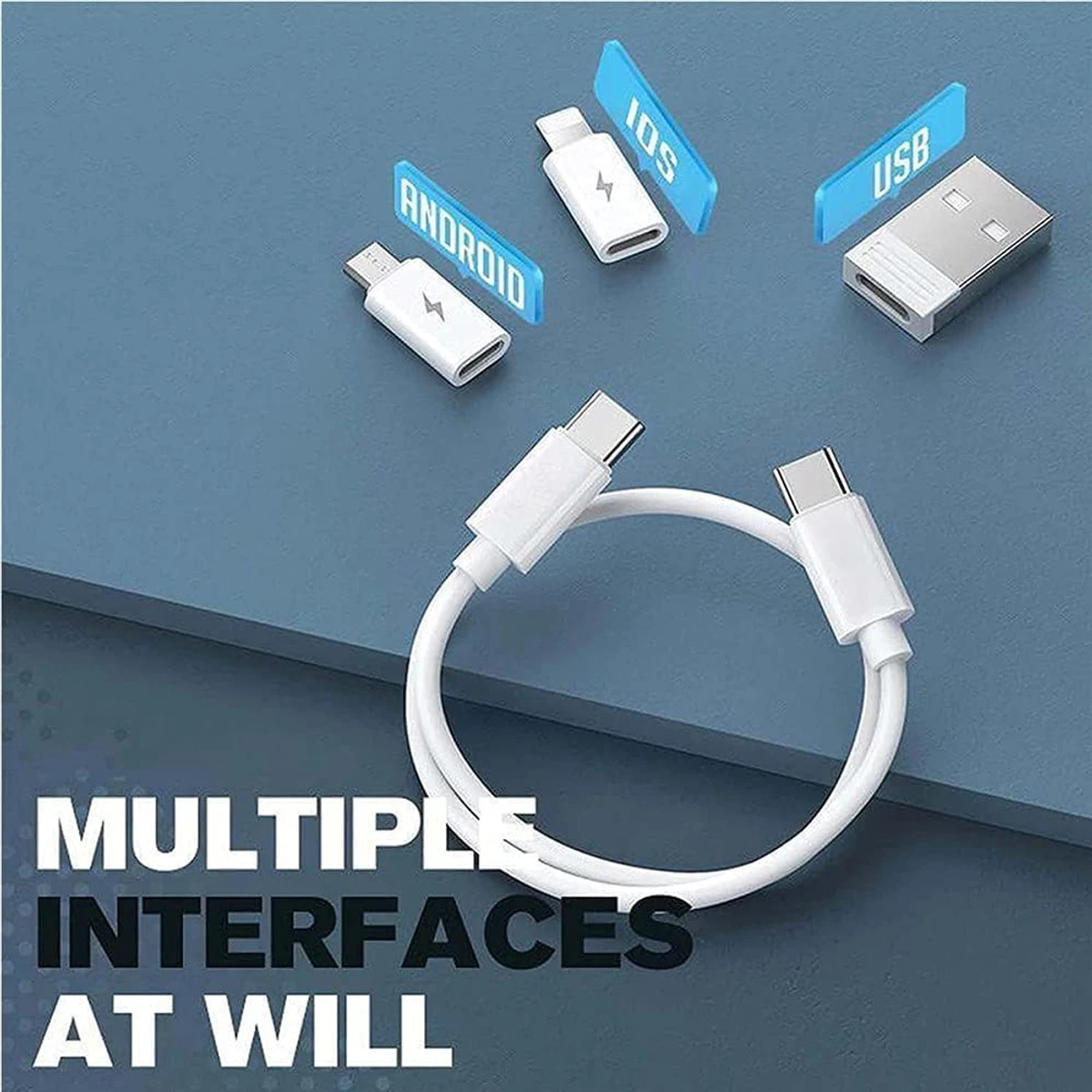 Multifunctional 60W USB Data Cable Fast Charge Line Storage Box Mini Digital Electronic Gadgets Organizer Card Removal Pin Set