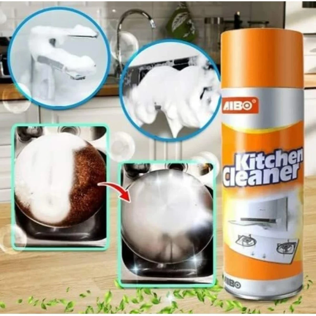 Kitchen cleaner spray foam 500ml