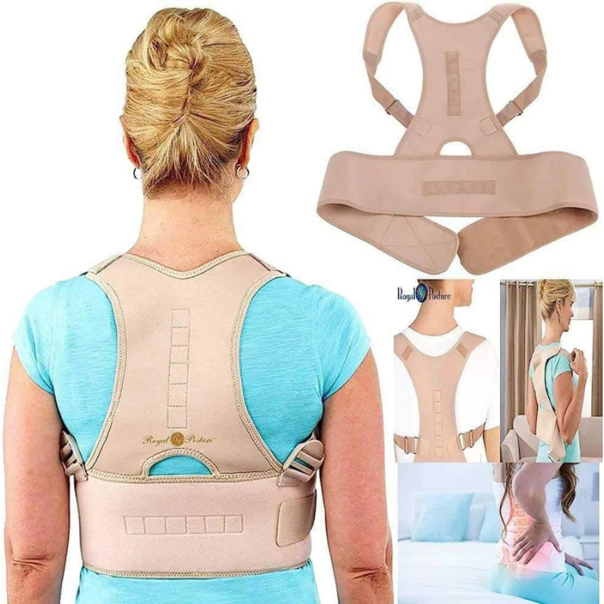 Royal Posture Back Support (প্রচন্ড ব্যাক পেইন বা কোমর ব্যথা থেকে মুক্তি পাবেন)